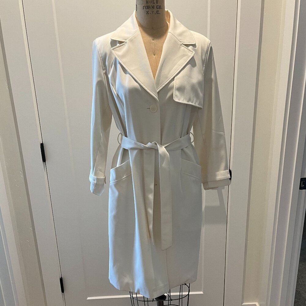 Alfani 3/4 Sleeve Trench Coat, Med